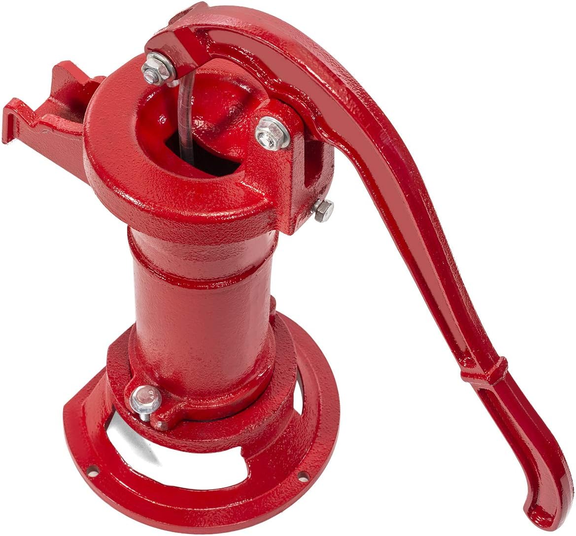 Stark USA Well Hand Pitcher Antique Pitcher Manual Hand Pump Operated up to 25' ft Max Lift Patio Water Well Fountain for Outdoor Garden, Pond, Backyard, Farm