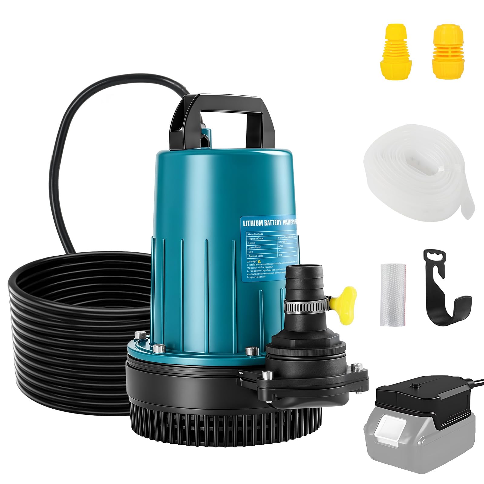Amazon.co.jp: 水中ポンプ 充電式 マキタ18Vバッテリー互換性 550W