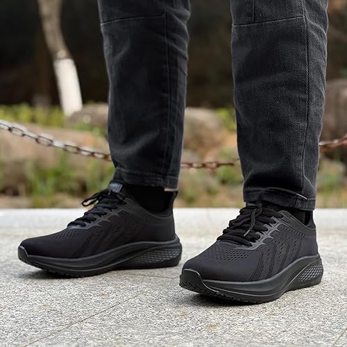 Miniatura 5 de Non Slip Shoes for Men, Food Service Slip Resistant Work Shoes in Restaurant Kitchen Hospital, Breathable Lightweight Sneakers - Zapatos