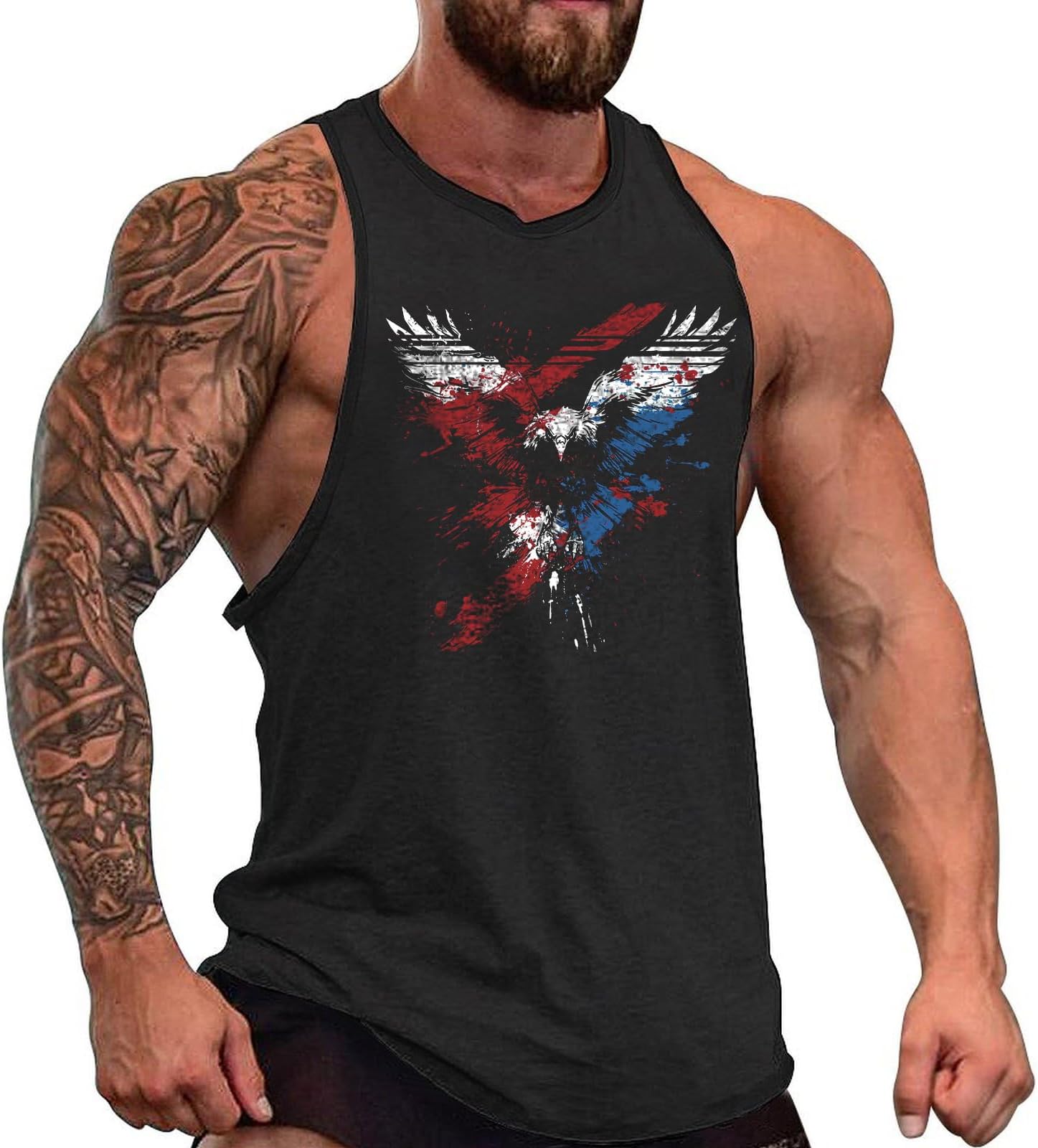 - Mens Cotton Tank Tops Breathable Summer Quick Dry Cool Fitness Muscle Basic Sleeveless Shirt