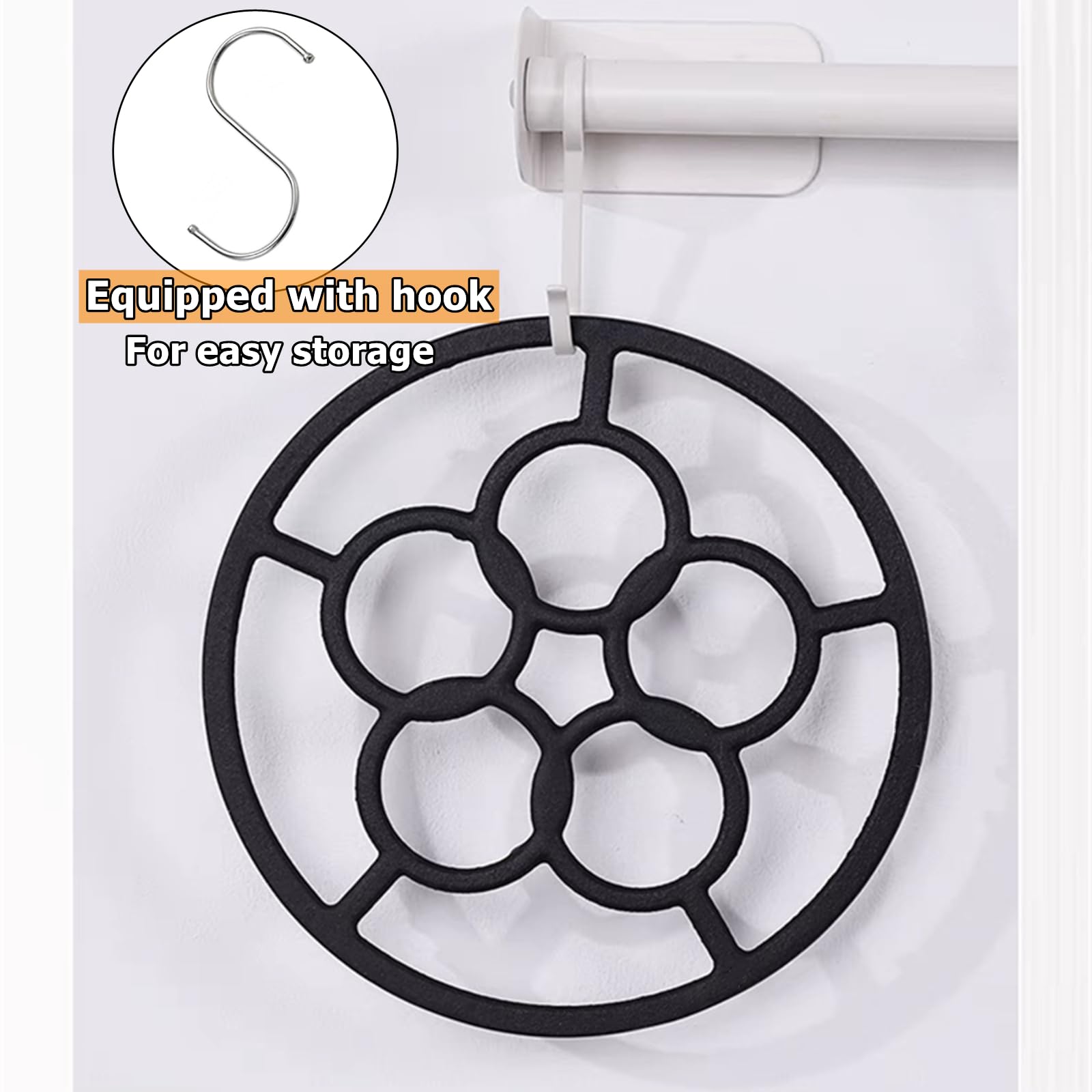 Ustensiles De Cuisine En Fer, Poêle à Chaleur Supérieure, Poêle à Gaz En Fer, Réducteur D'anneau Pour Cafetière, étagère En Fonte, Accessoires Pratiques