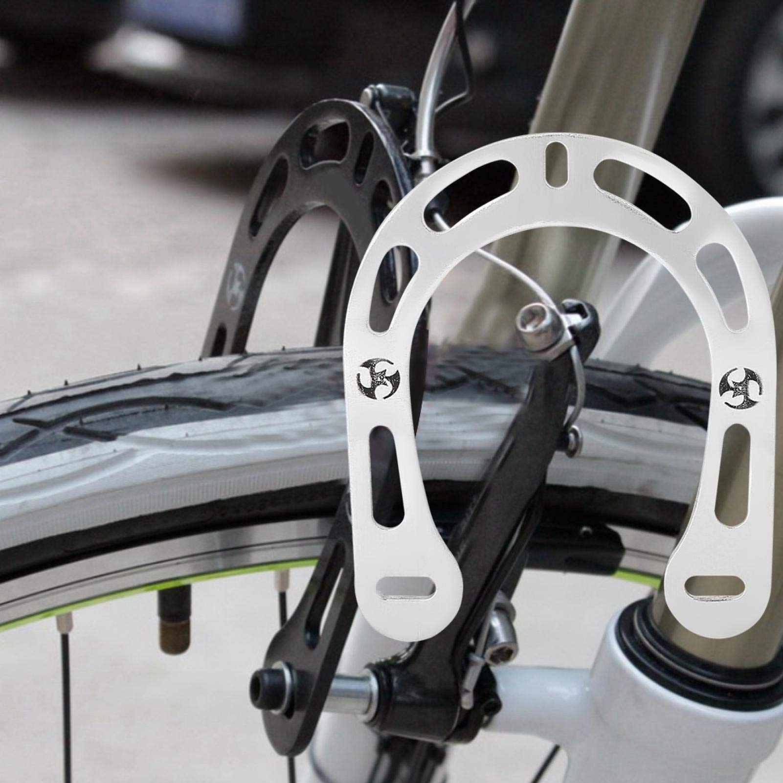 Wzmacniacze hamulcowe lekkie stop aluminium rower V-brake ze śrubami do roweru górskiego (kolor aluminiowy)