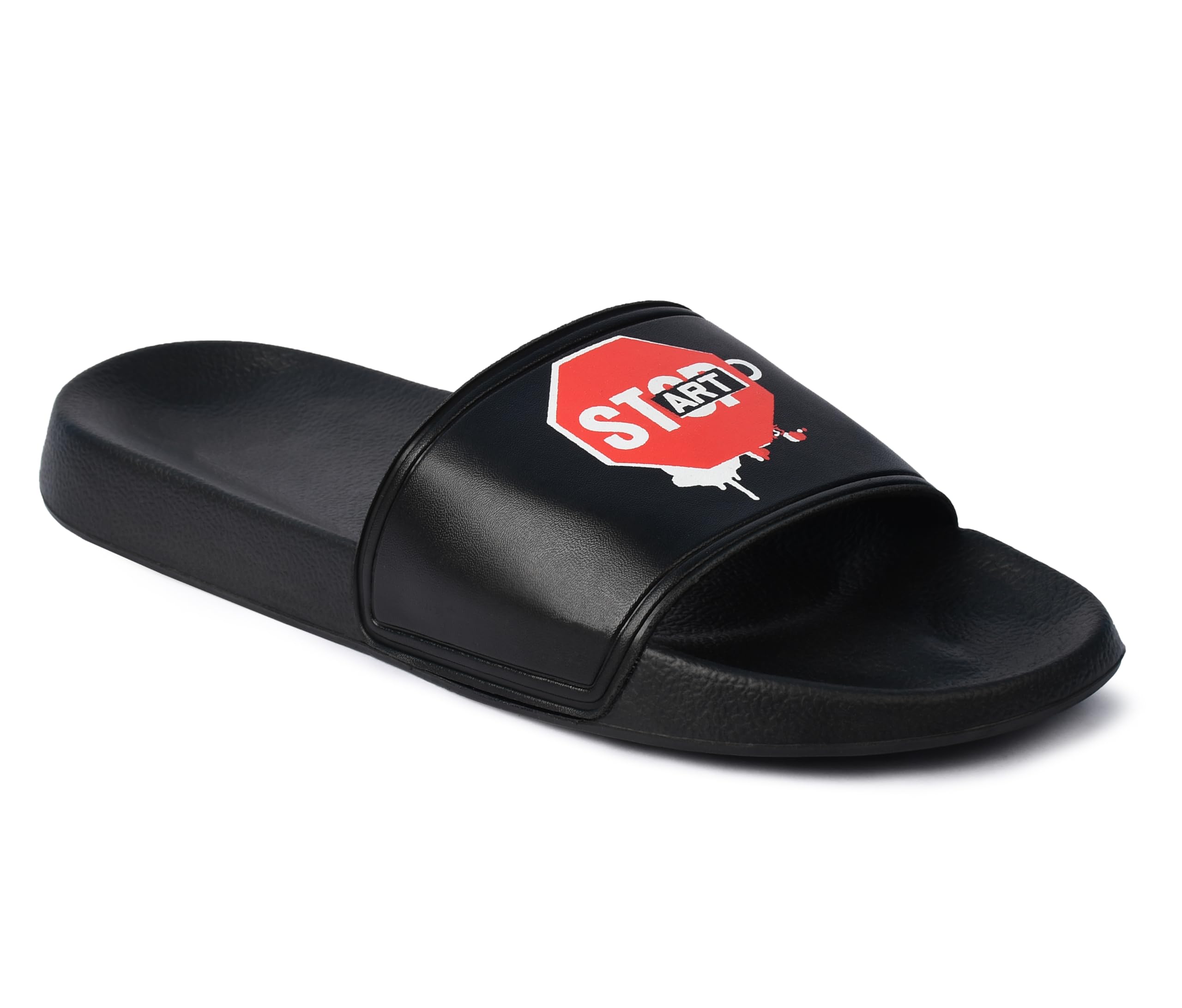 Shoe Mate Mens Black Stylish Flip Flop & Slippers (B0CNXXF3NC) Amazon Price History, Amazon Price Tracker
