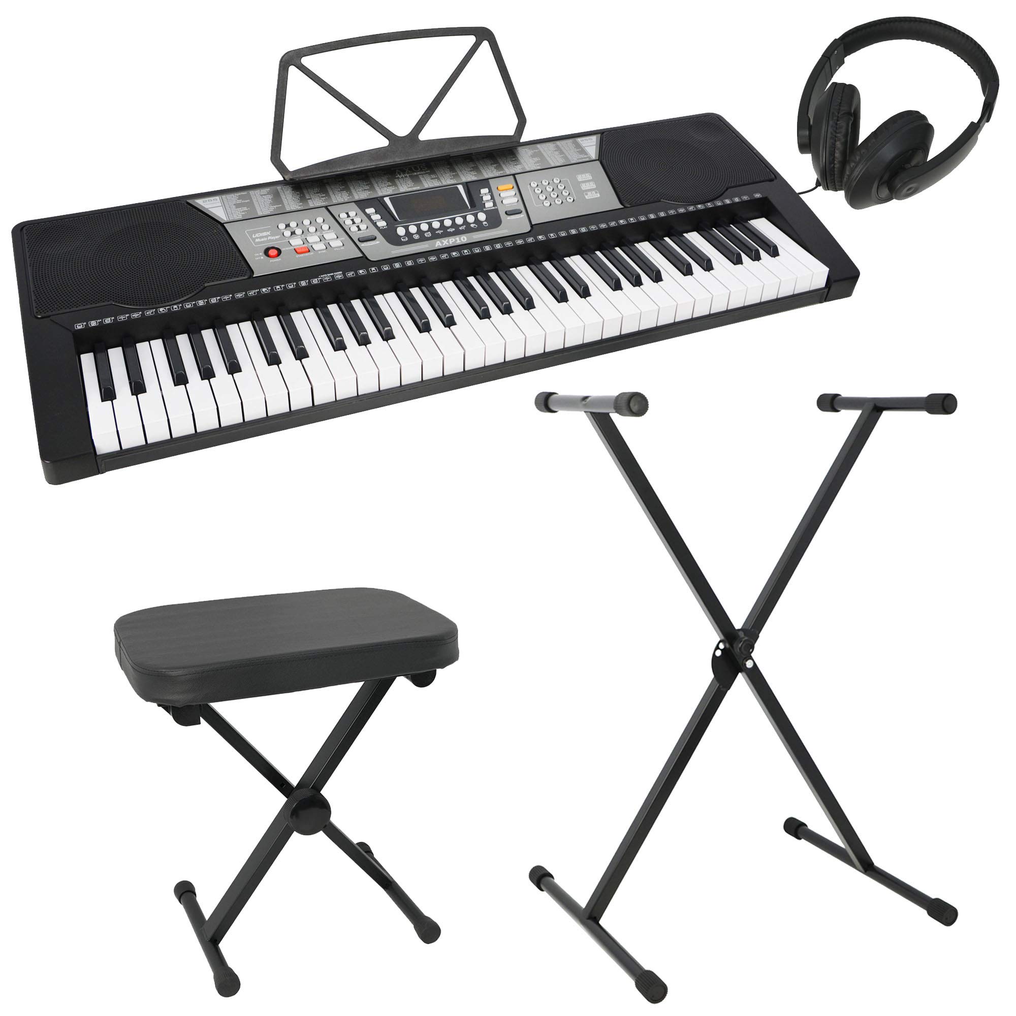 Buy Axus AXP10 Portable Keyboard Package Artist Hand Digital Piano 88