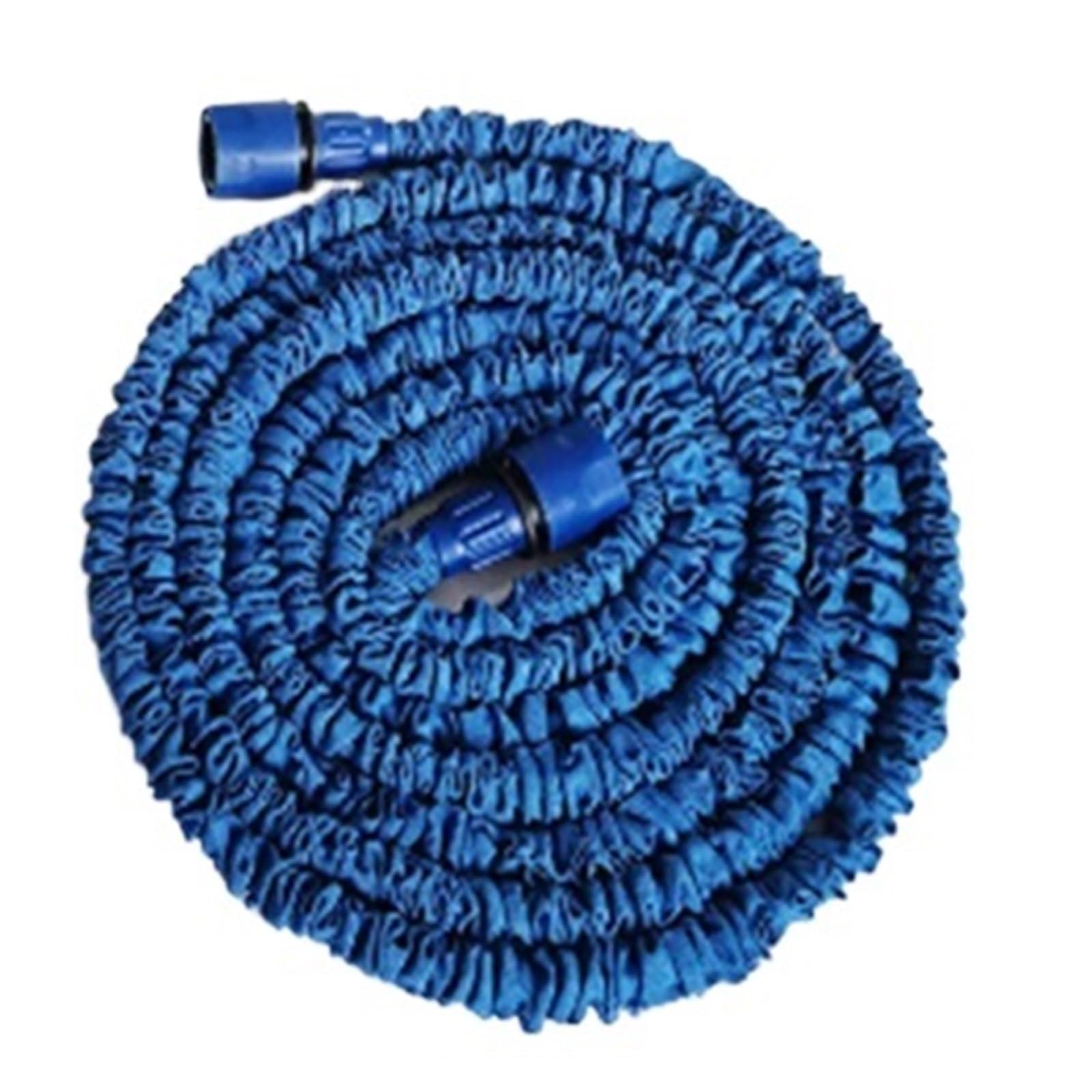 Garden Hose,Retractable Stretch Hose Garden Hose with Water Hose Blue Green Garden Water Hose Connector There is No Spray(Blue,75ft)