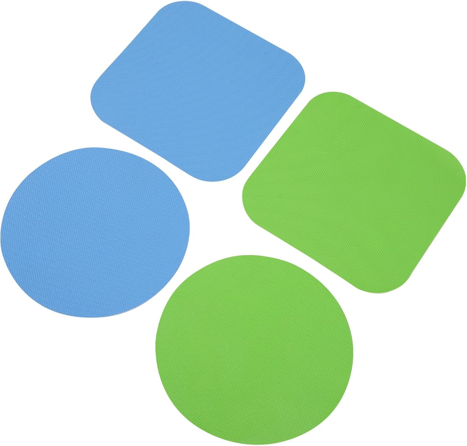 4pcs Rubber Jar Opener Gripper Pads Non-slip Heat Resistant Kitchen Coasters Multi-purpose Jar Grippers for Seniors and Drink Bottles