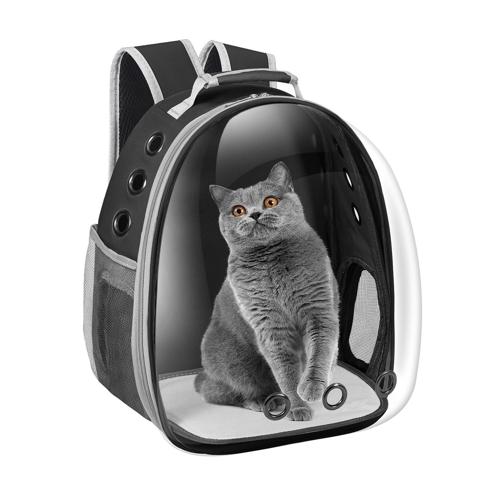 Cat Carrier Backpack, Pet Carrier Backpack Front Pack for Small Medium Cat Puppy Dog Carrier Backpack Bag Space Capsule, Pet Carrier for Travel Hiking