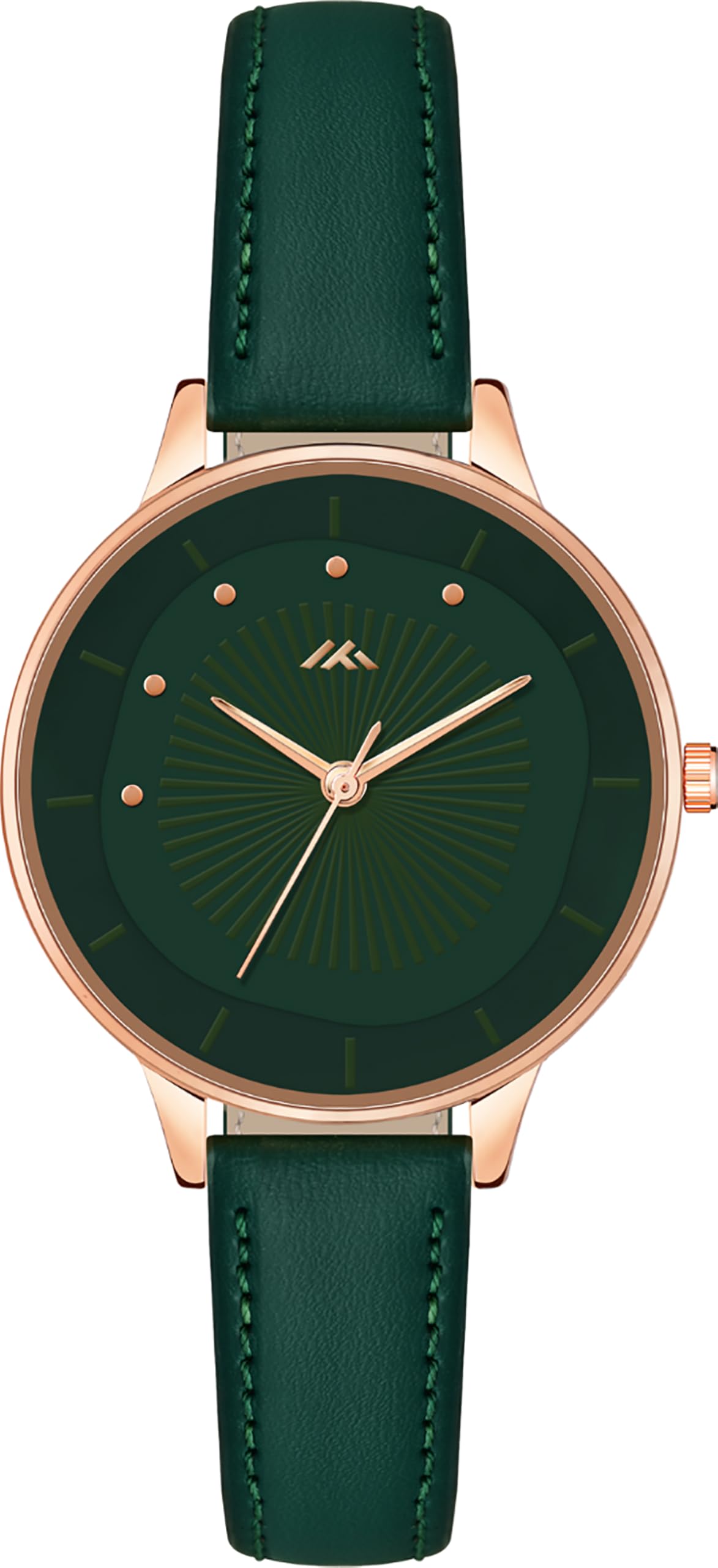 PAPIO Green Color Analog Watches Womens Fashion Wrist Watches, Leather Strap, Quartz Movement (MT-573 Green) (B0D9MFKMDP) Amazon Price History, Amazon Price Tracker