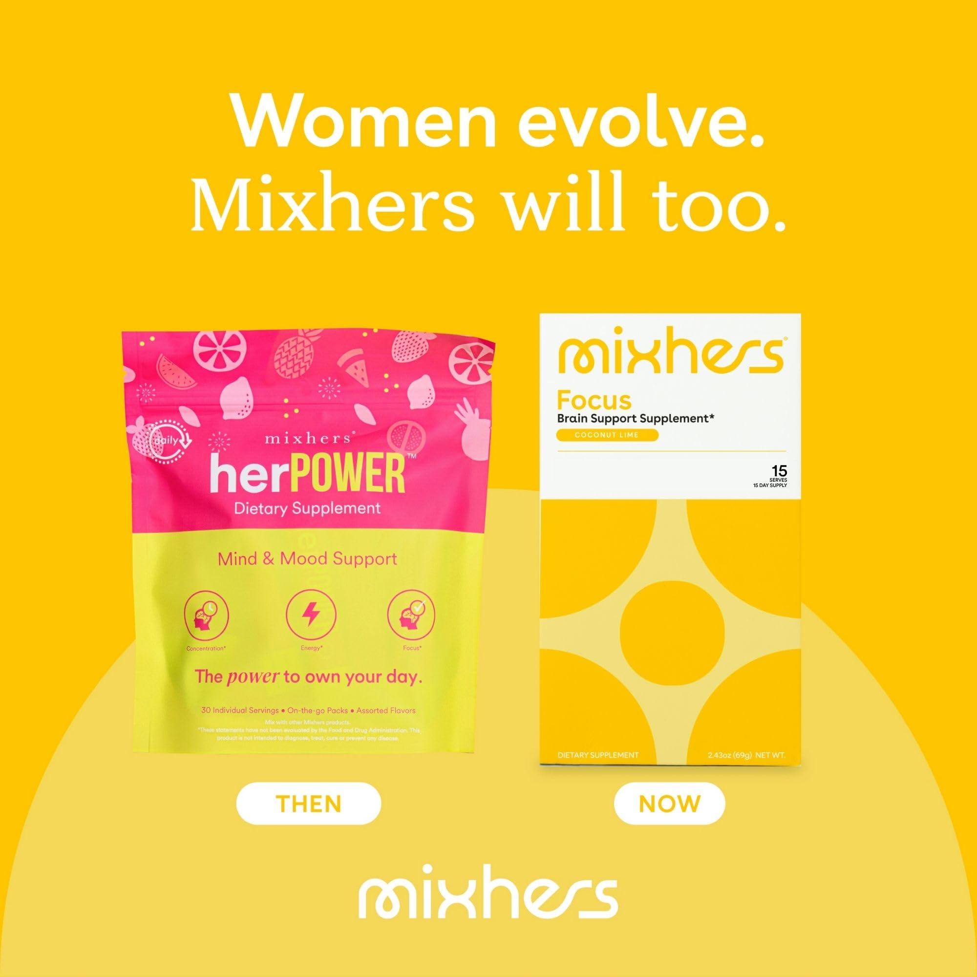 Amazon.com: MIXHERS Focus - Nutrition for Women - 15 Drink Packets