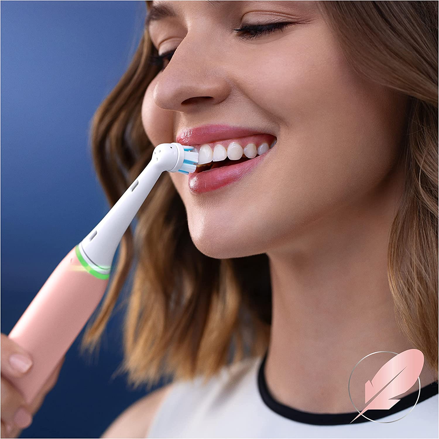 Oral-B iO Lot de 6 têtes de brosse à dents électrique pour nettoyage doux des dents Oral-B