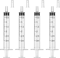 Vista 11 de Jeringa Luer Lock de 60 ml para Líquidos, Jeringa con Tapa, Paquete de 10 Unidades Envueltas Individualmente