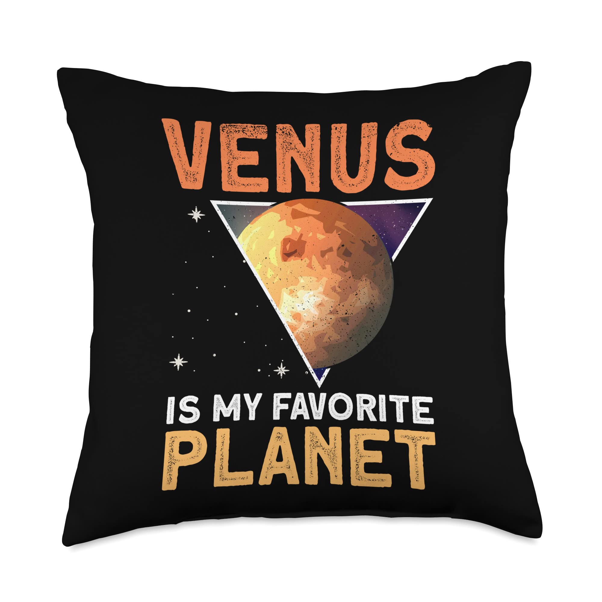 Favorite Venus Planet Space Lover Throw Pillow, 18x18, Multicolor