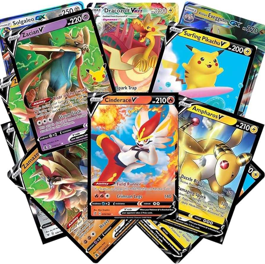 Pokemon 50 Card Bundle  50 Pokemon Cards incl 1 Guaranteed Ultra Rare, 5  Holo Foil Cards, an official Booster Pack & Mini Bonus Pack + TitanCards  Toploader - BigaMart