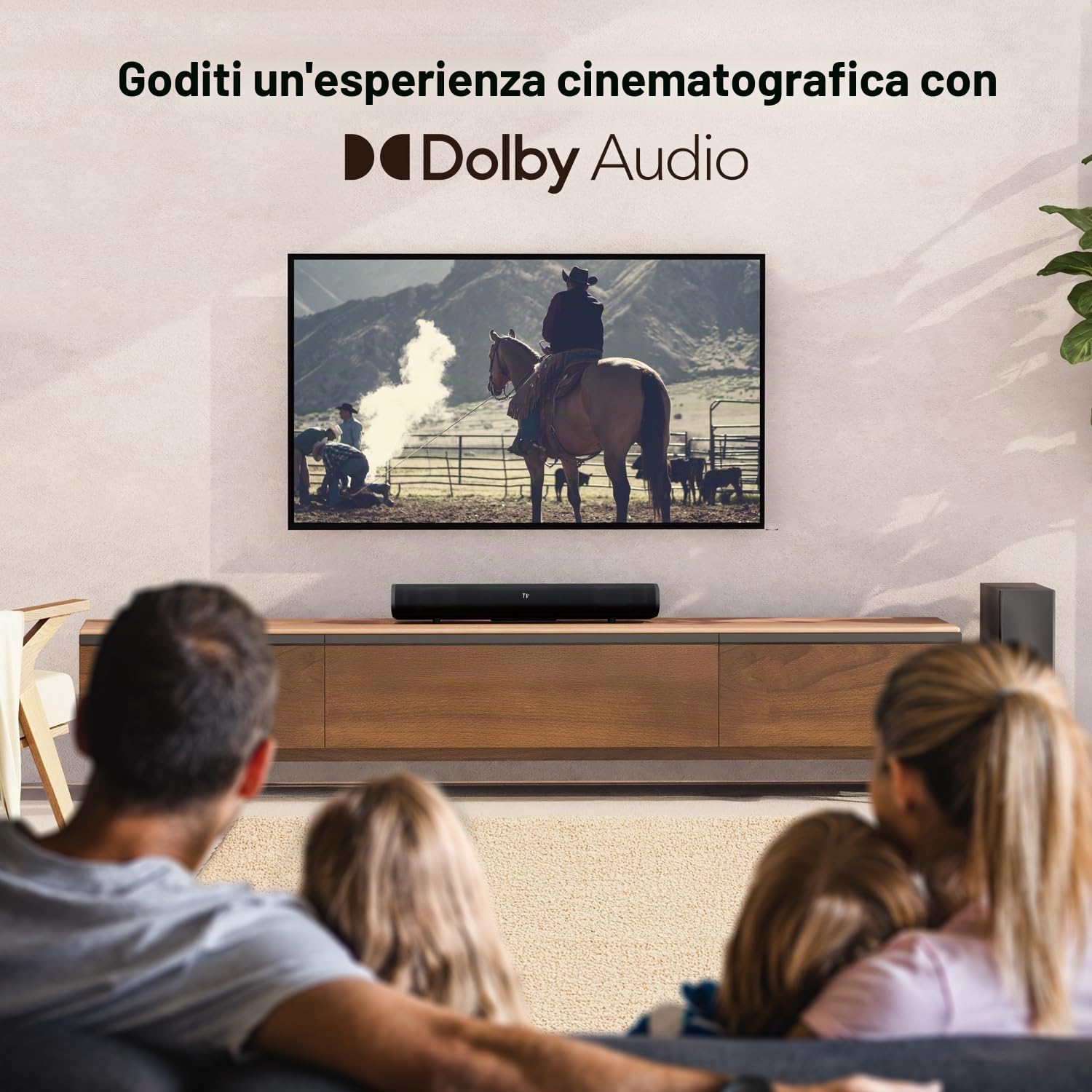 CREATIVE Stage Pro - Soundbar 2.1 con Dolby Audio, HDMI, Bluetooth 5.3, audio USB, per TV, PC e cellulare