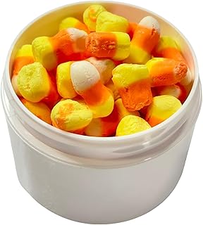 Homestead Treats Freeze-Dried Candy Corn - Sweet, Crunchy & Delight Candy - Made with Premium Ingredients - Unique, Healthy Twist on a Classic Favorite - USA-Made 3oz Resealable Package