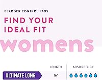 Vista 4 de Prevail Plus Almohadillas de control de vejiga para incontinencia de larga duración Máxima absorción 90 unidades (2 paquetes o 45)