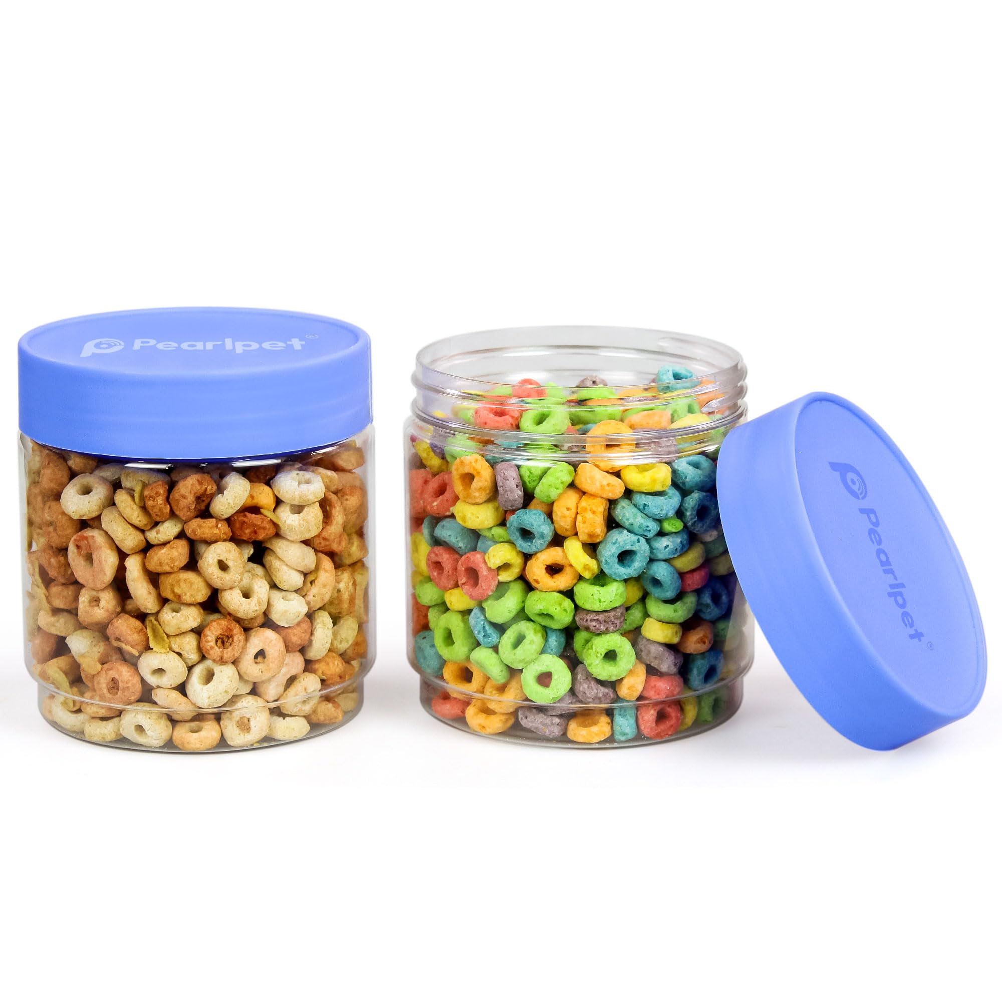 PEARLPET Sapphire Plastic Jar Airtight Stackable Container for Kitchen Storage Set of 2 Pieces, 800 ML (B0CQJPG81T) Amazon Price History, Amazon Price Tracker