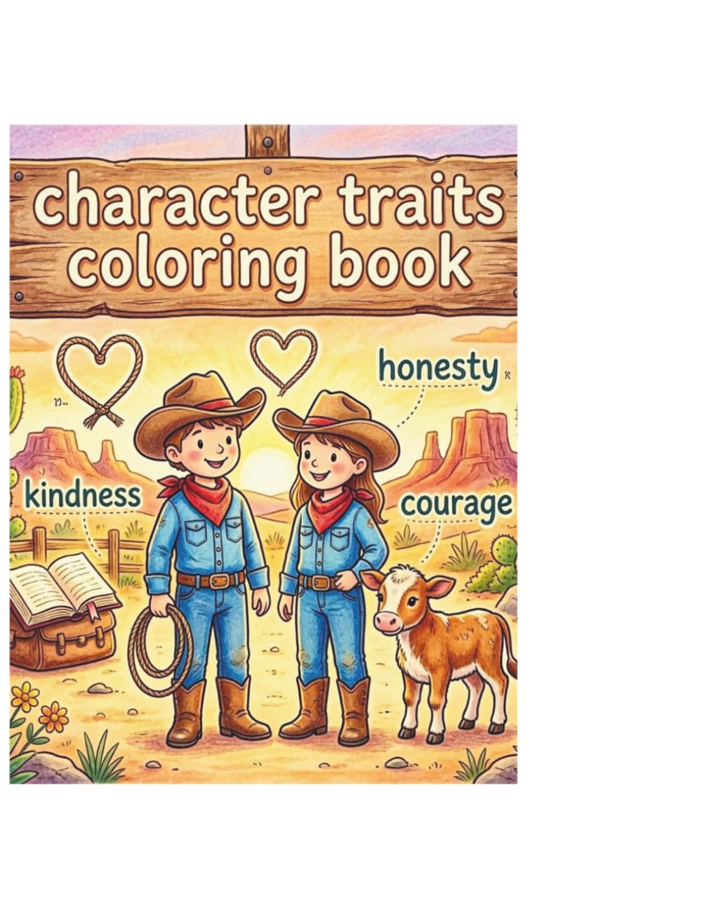 Character Traits Coloring Book