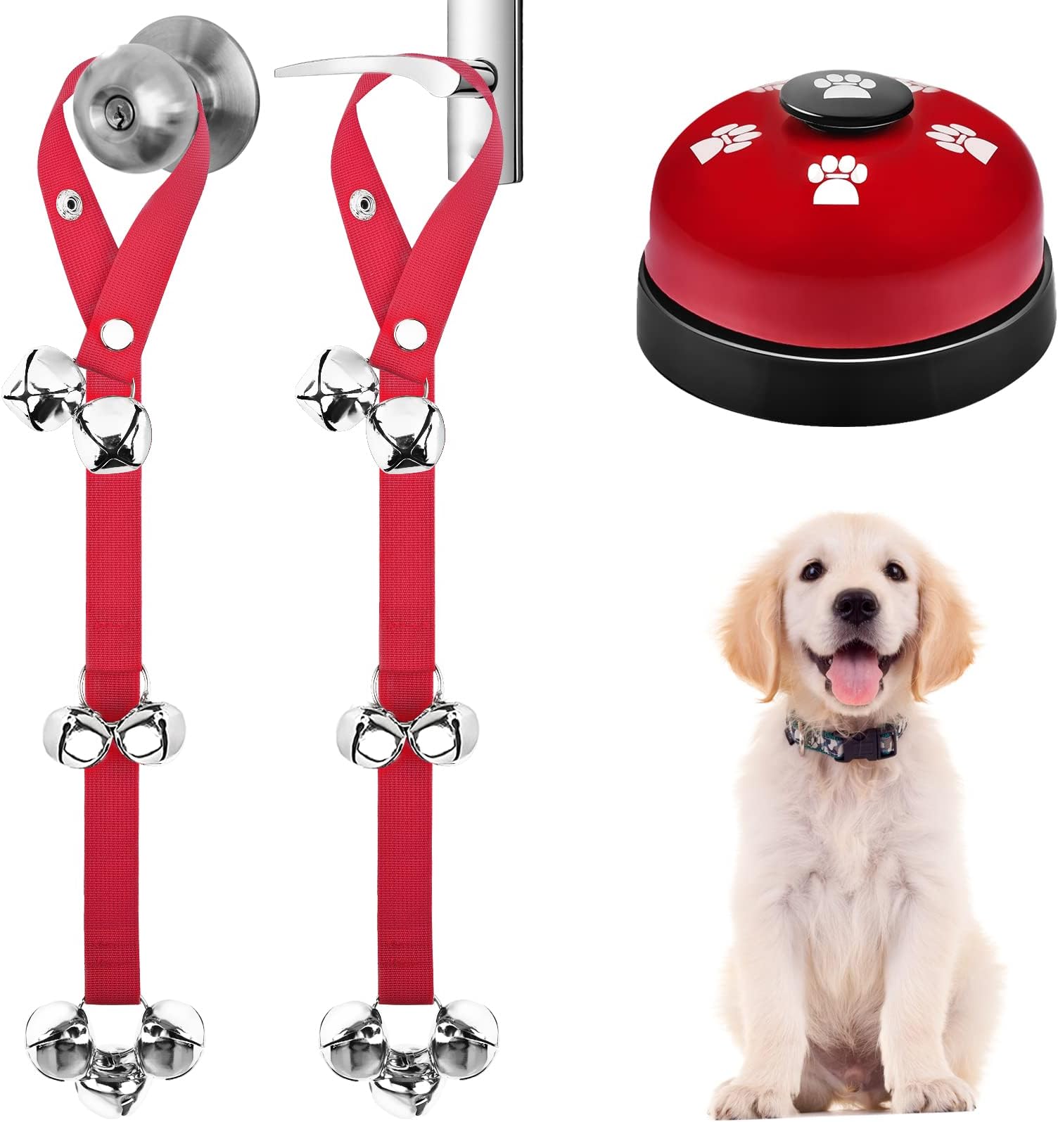 Amazon.com : BLUETREE 2 Pack Dog Doorbells Premium Quality Training ...