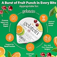 Vista 5 de Ponche de frutas de gelateína: 0.71 oz de proteína. Sin azúcar. Ideal para dietas líquidas claras, dificultades para tragar, bariátrica, diálisis