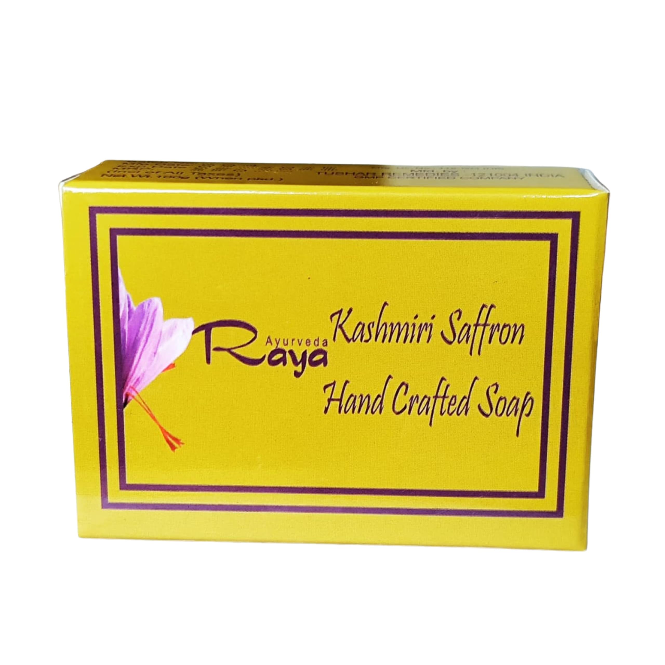 Raya Saffron Soap 100 grams - Raya Handcrafted Kashmiri Saffron Soap for Fairness & Deep Nourishment 100 grams-image-32