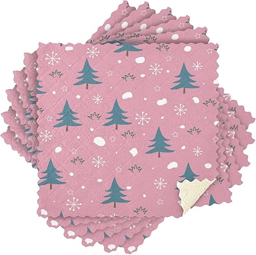 Miniatura 8 de KLL Christmas Pattern Tree Sowflakes Snow Microfiber Absorbant Towel Accessories Kitchen Tea Towels Funny Hand Towels for Kitchen Kitchen Absorbent