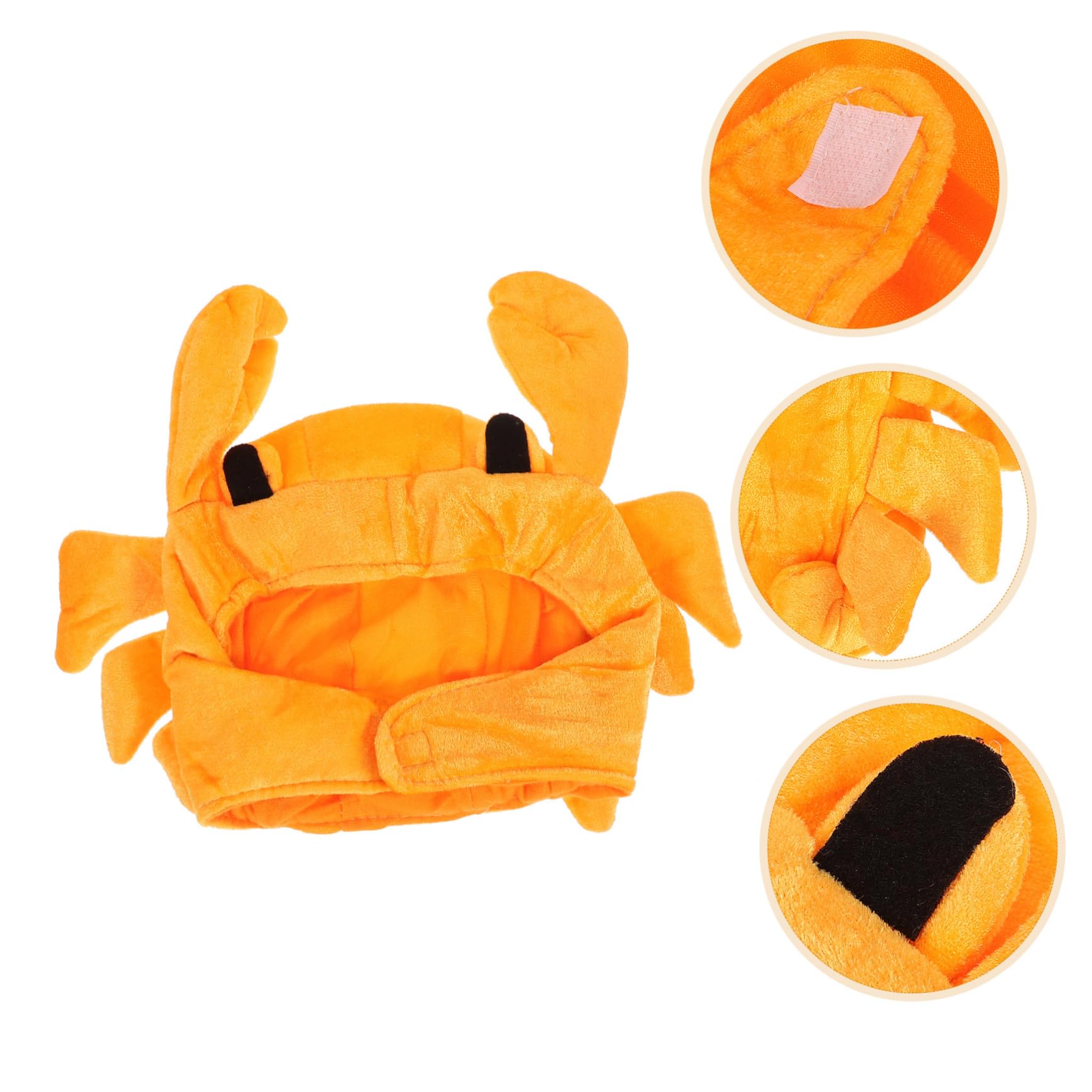 Healeved 5 Pezzi Cappello Granchio per Feste e Leggero Accessorio Cosplay e Mascherata per Donne e Uomini Materiale Tessile Sicuro e Confortevole per Halloween e Carnevale