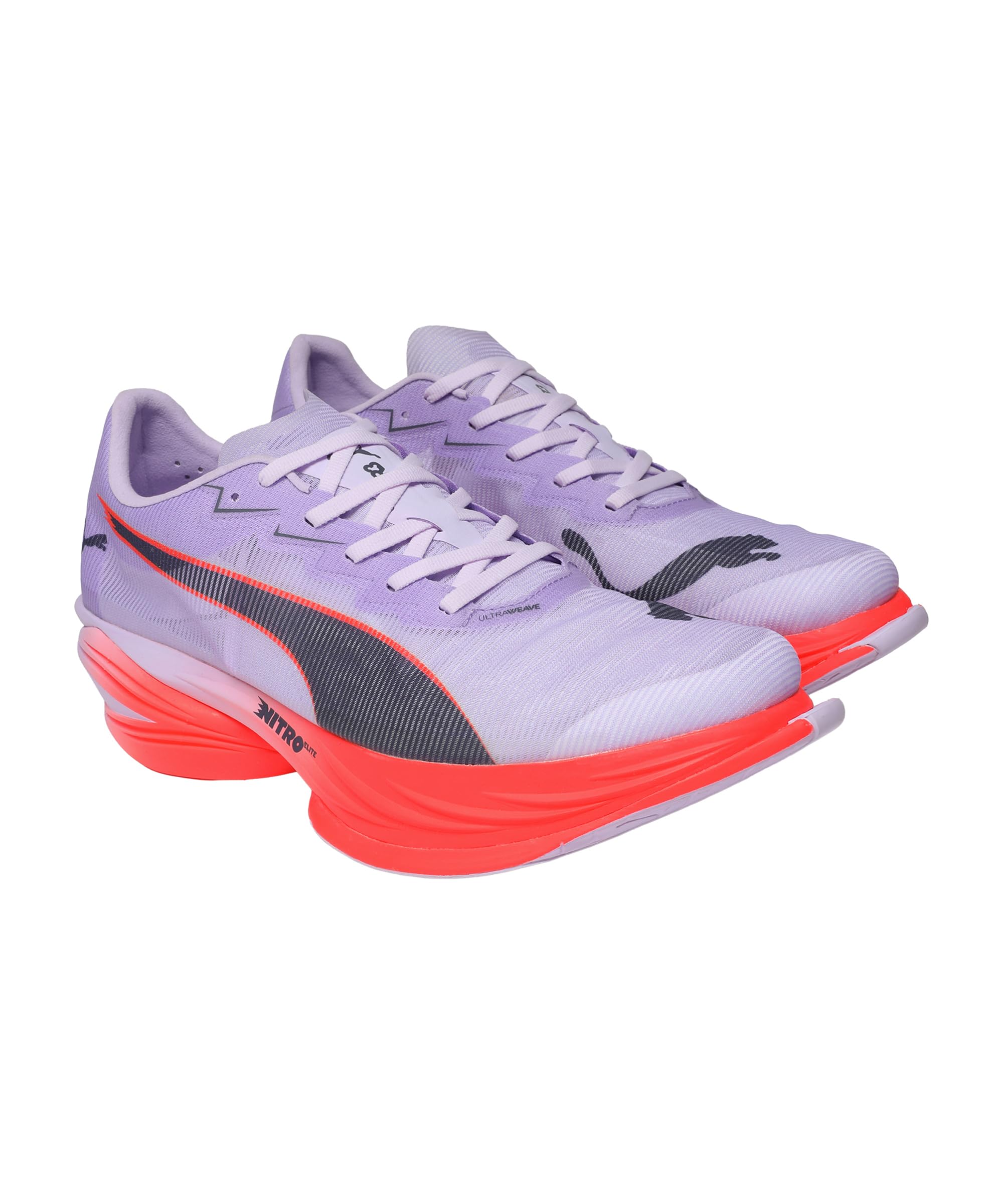 PUMA Fast-R Nitro Elite 3 Laufschuhe Wettkampfschuh Herren Flieder - Light Lavender-Ultra red 45