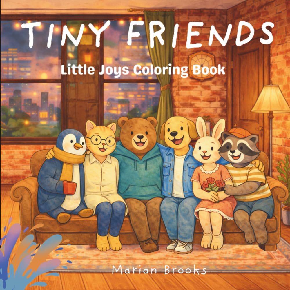 Tiny Friends: Little Joys Coloring Book