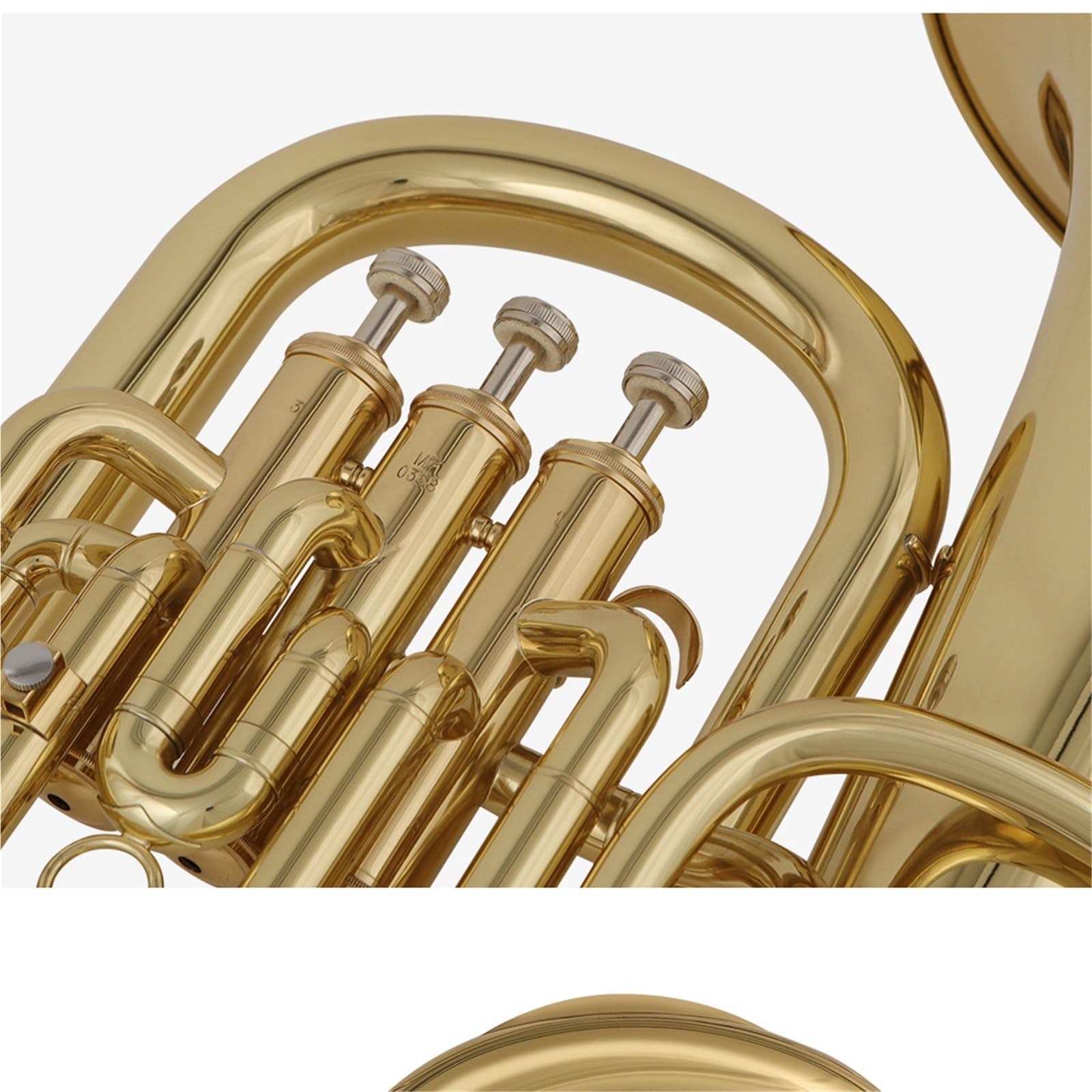 Eufonium Instrumenty Muzyczne Profesjonalne Instrumenty Muzyczne Z Mosiądzu Euphonium Bb Tone Początkujący Dorośli Ćwiczą Grę