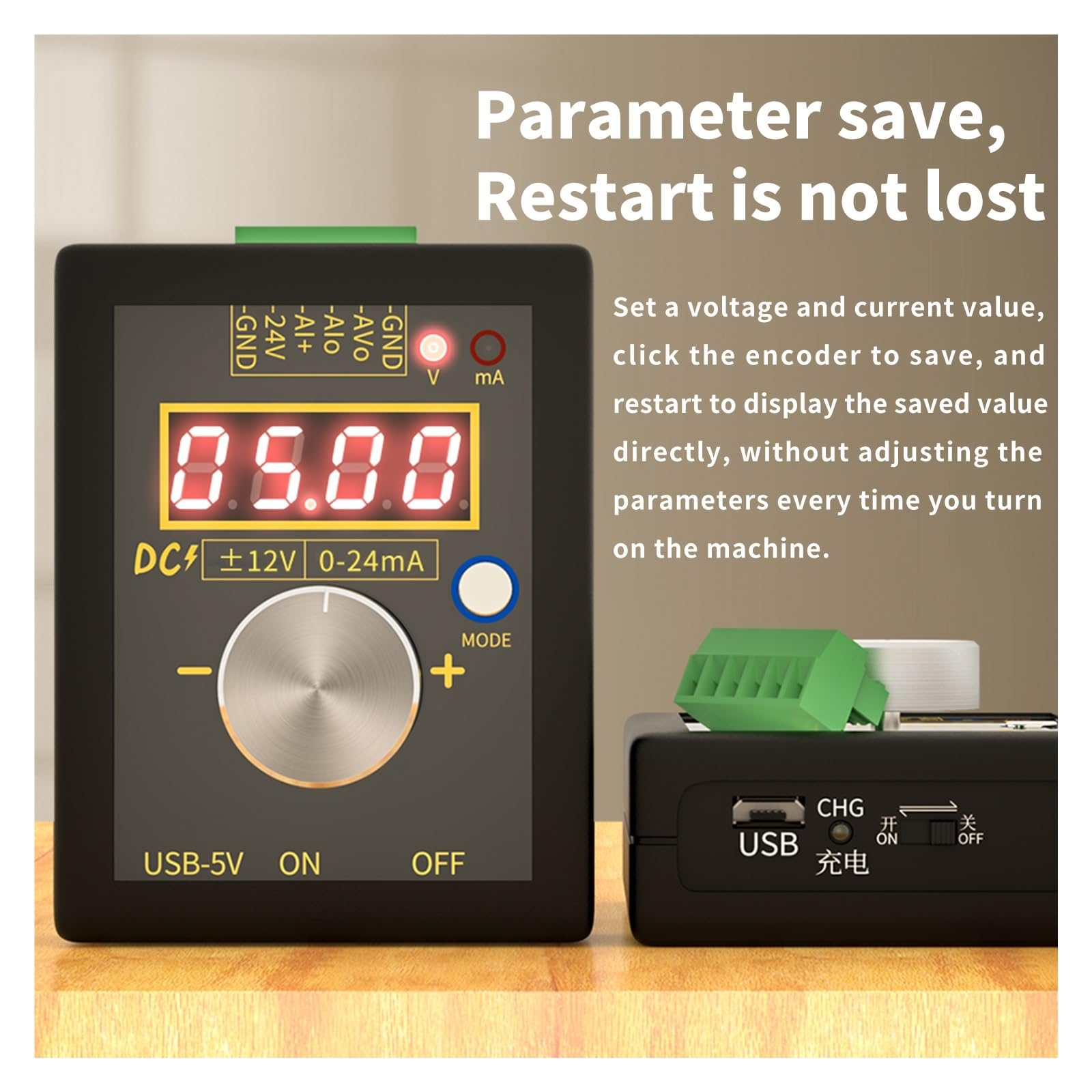 Digitaler Spannungssignalgenerator 0-20 mA Stromsender Professionelle elektronische Messgeräte Einfache Messung(SG-003A)