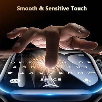 YMHML 2 Pack Tempered Glass Screen Protector for Apple Watch Series 11 Series 10 46mm, [Zero Bubble] 3D Full Coverage Strong Adhesion Waterproof Film with [Automatic Align Tech] iWatch Accessories