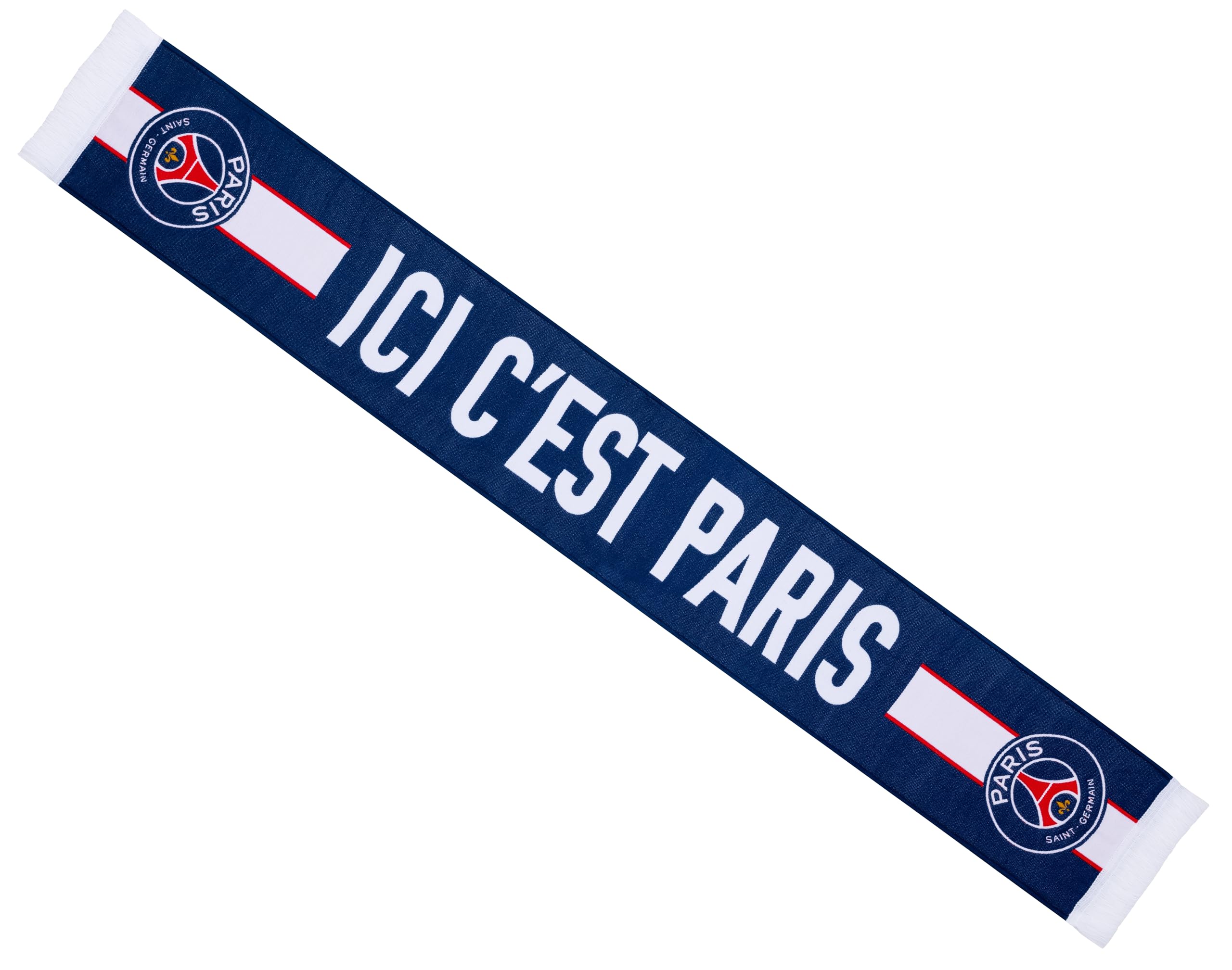 Echarpe paris saint germain au parc on est chez nous en tres