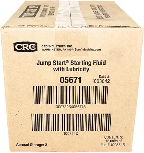 Miniatura 2 de CRC 05671-12PK Líquido de arranque con lubricidad, 11 onzas líquidas, paquete de 12