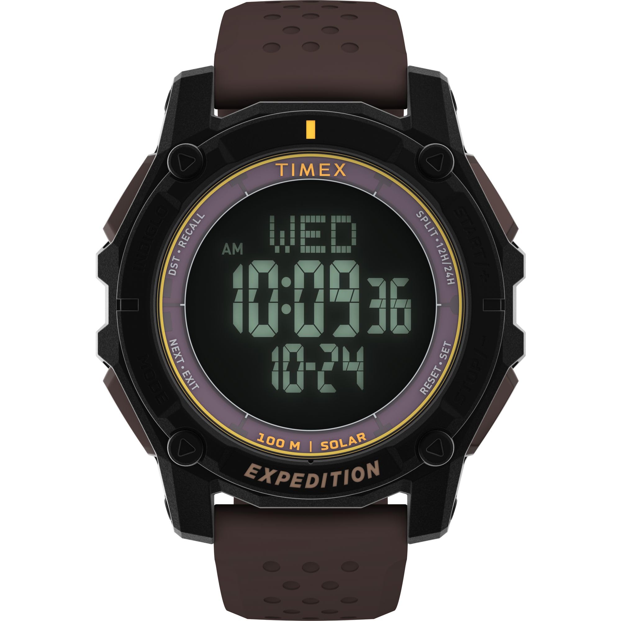 Photo 1 of ***UNABLE TO TEST***Timex Expedition Ridge 49mm Watch - Brown/Black Digital