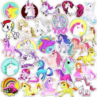 Unicorn Stickers for Kids Girls Unicorn Vinyl Stickers Unicorn Stickers for Water Bottles Laptop Cute Girls Stickers Pack
