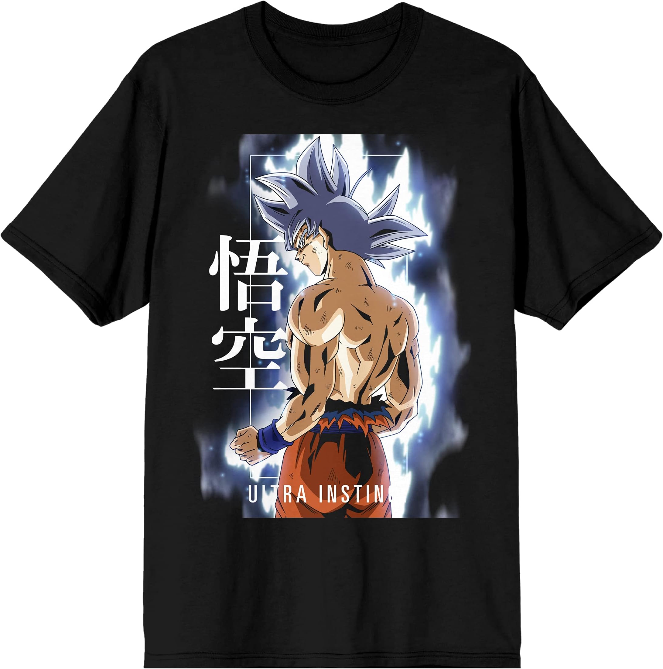 - Dragonball Z Super Ultra Instinct Men's Black Graphic Crew Neck Tee