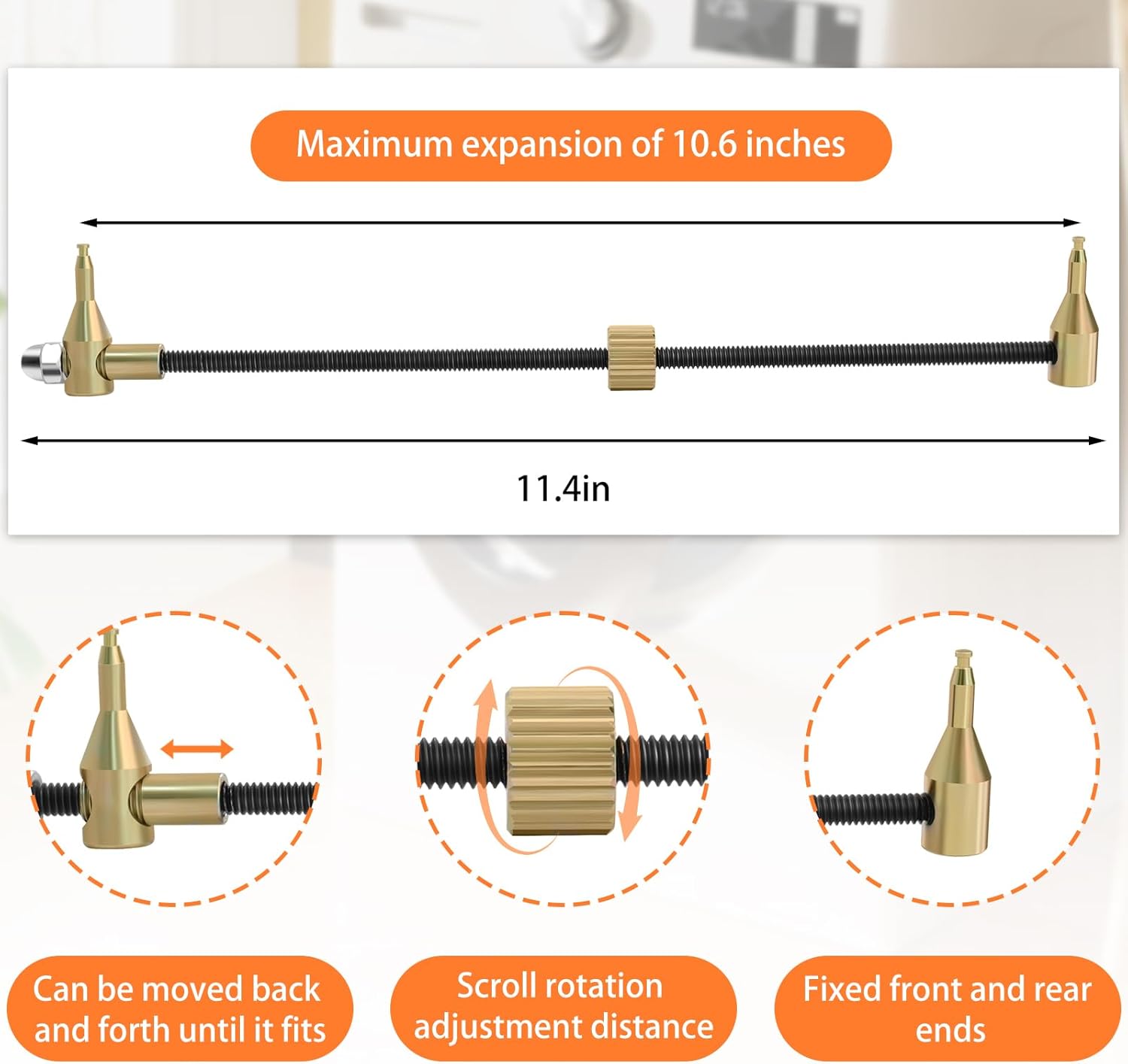Washing Machine Spring Expansion Tool for Whirlpool Front Load Washer Boot Gasket Removal - 2 Pcs