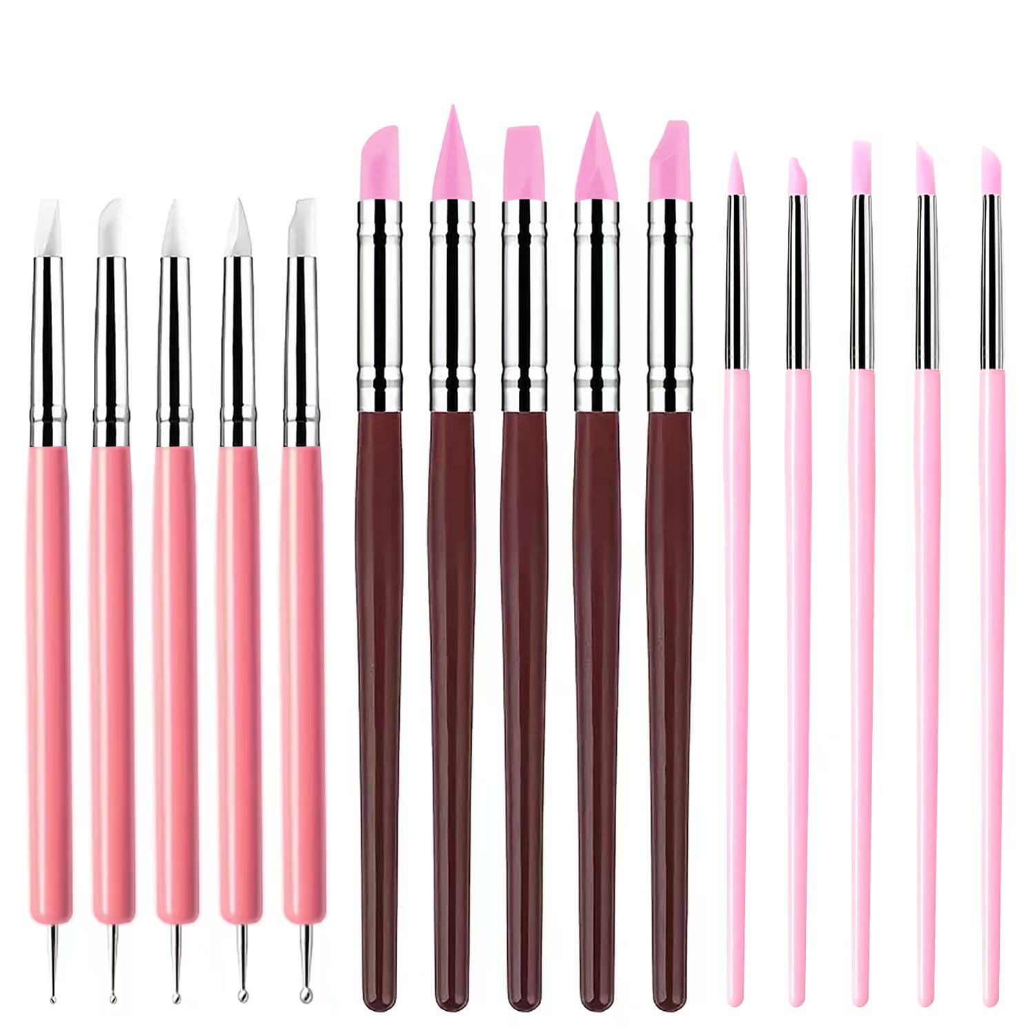 Clay Sculpting Tools Set - 10 Piece Silicone Kit -30