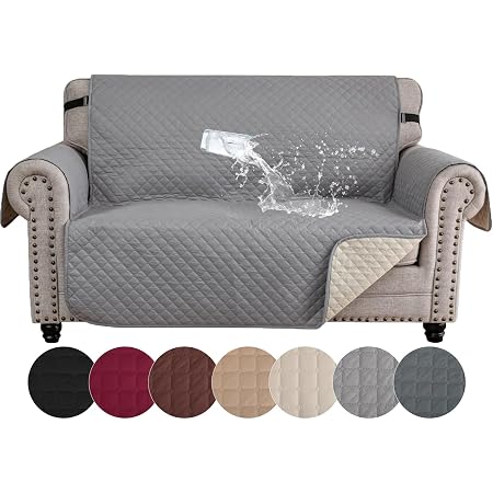 Trapuntato Copridivano 3 Posti Con Braccioli - Calore Invernale Impermeabile Copri Divano Antigraffio Gatto Cani, Universale Fodere Copridivani Salvadivano Antimacchia ( Color : #27 , Size : 90X180CM