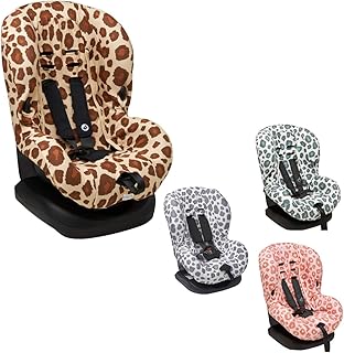 Meyco Baby - Funda universal suave y mullida ** 100% algodón transpirable ** Sistema de cinturón de 3 y 5 puntos ** Maxi Cosi TOBI + asientos de la talla 1 (Panter Neutral)