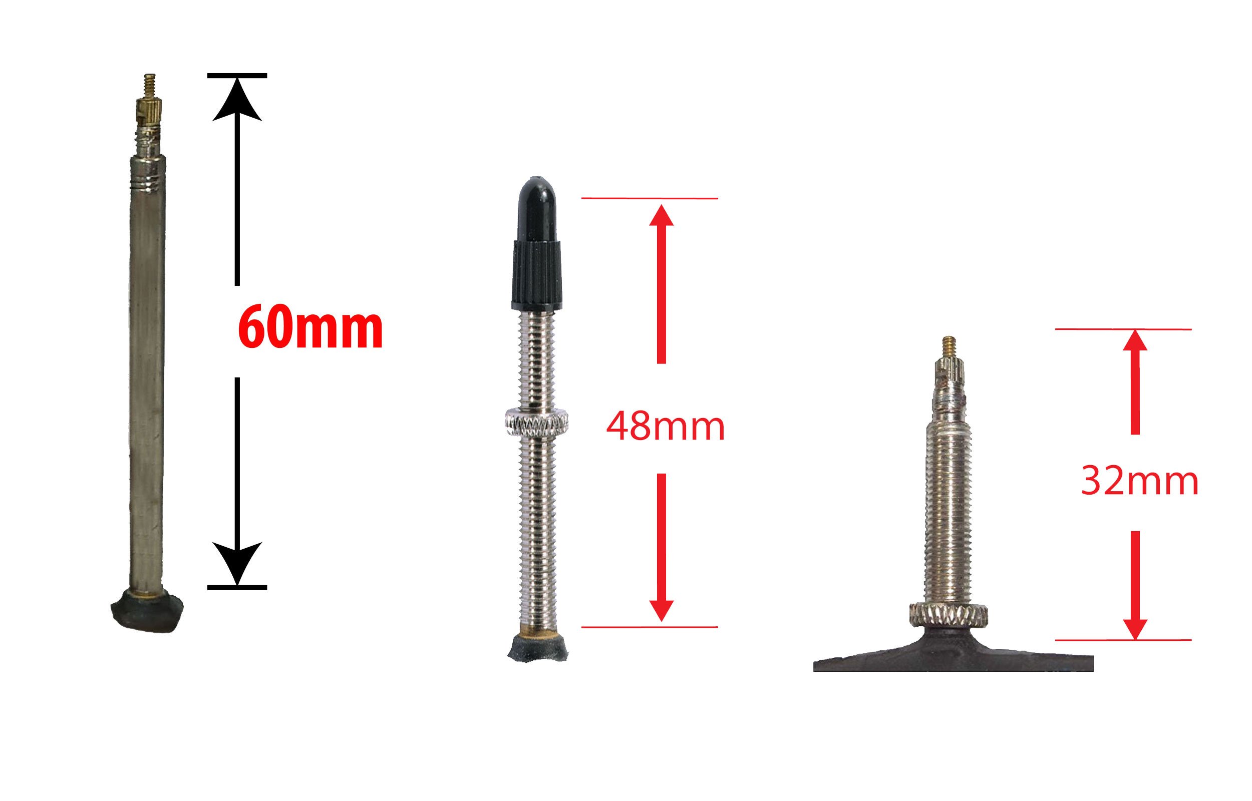 2 Pack - Bike Tube, Presta Valve 700c x 28-35, (27x1-1/8 to 1-1/4), 60mm Presta Valve, Bicycle Inner Tube, Sunlite