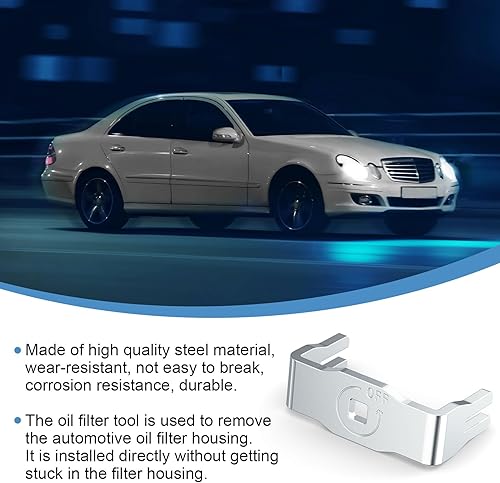 Miniatura 4 de HINZIC Herramienta de extracción de llave de filtro de aceite compatible con Camry Highlander Land Cruiser Rav4 4Runner Tundra Lexus ES300h ES350