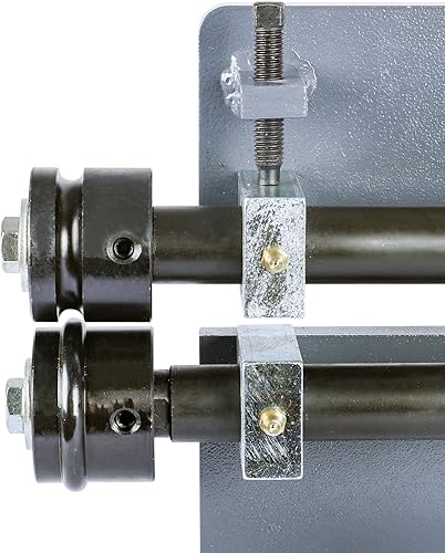 Miniatura 5 de KAKA INDUSTRIAL RM-12 Juego de 6 troqueles de cinturón de bolas de metal, kit de rodillos de cuentas, generoso rodillo de perlas de metal de hierro