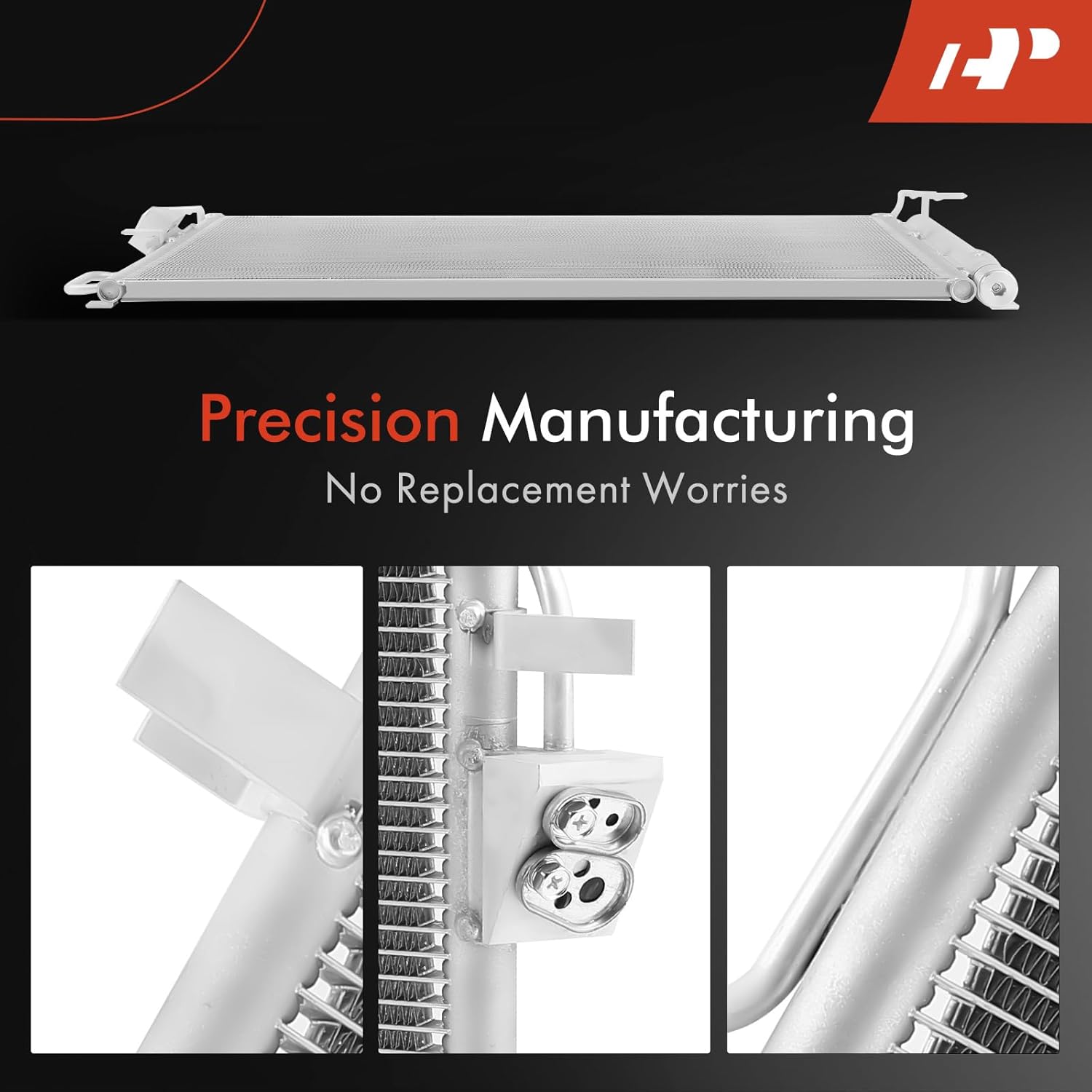 A-Premium Air Conditioning A/C Condenser Compatible with Kia Sportage 2017 2018 2019 L4 2.4L AWD, Replace# 97606D9900