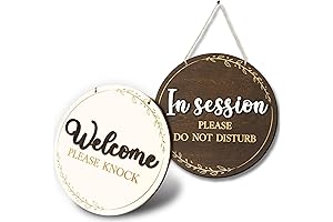 In Session Door Sign for Therapists - Please Do Not Disturb Sign for Office Door