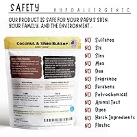Vista 9 de Jabón de barra de bebé sin fragancia para piel sensible Barra de jabón natural sin perfume para niños pequeños adultos con piel suave ING