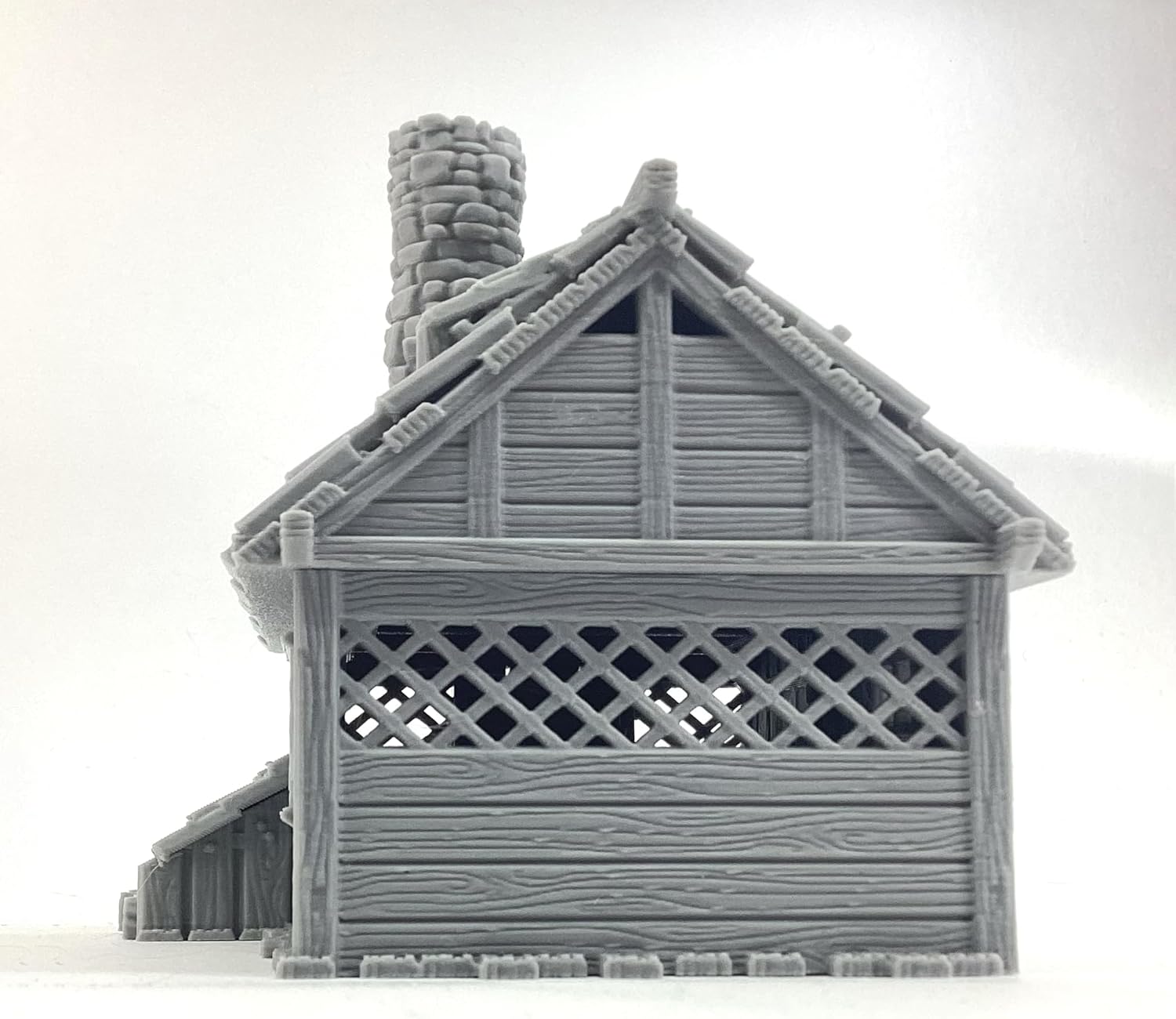 Lumberjack Hut 28mm scale buildings miniature house terrain scenery for tabletop rpg and wargames - medieval town by 3dpforu