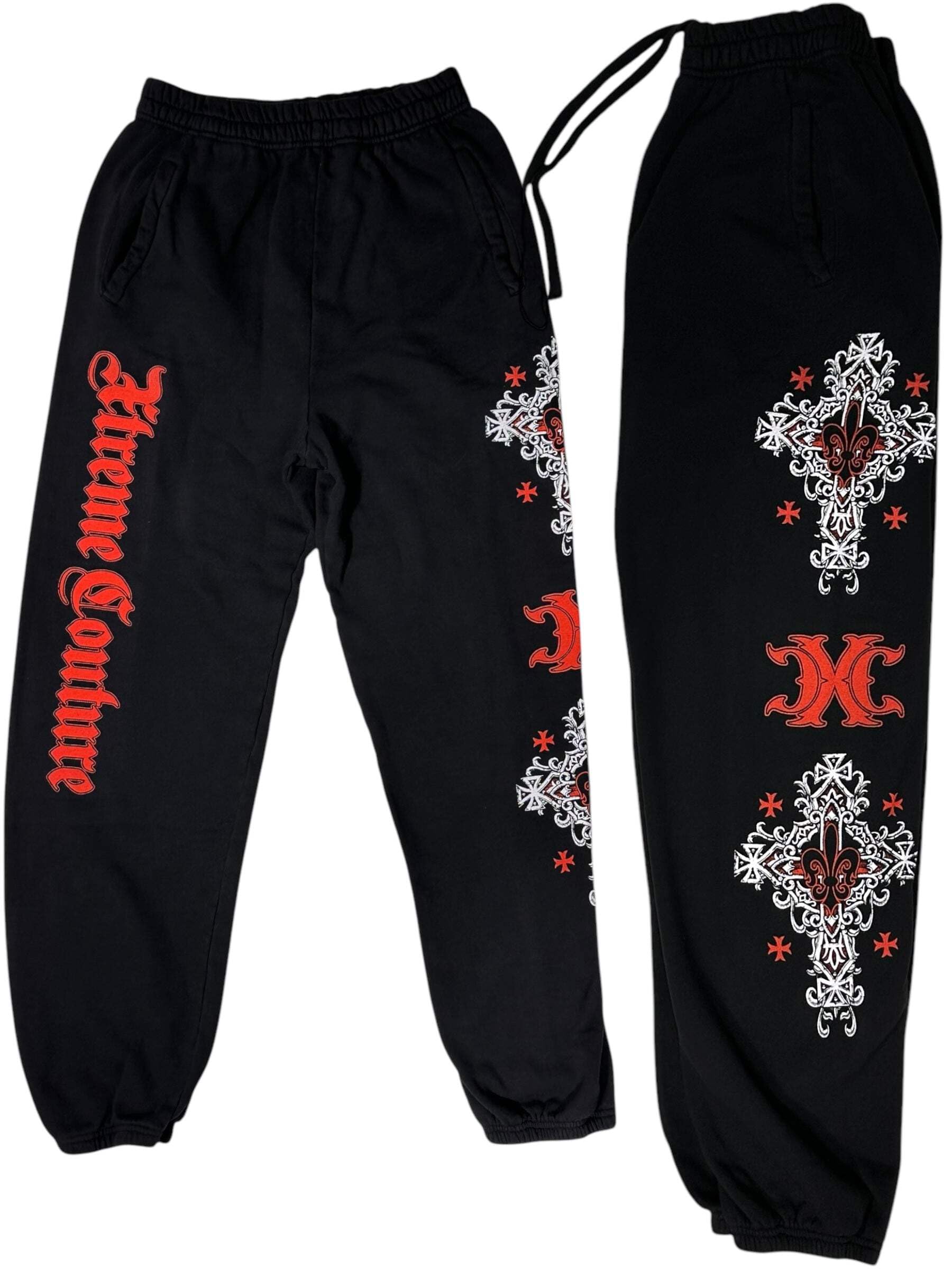 Xtreme Couture by Affliction Men's Sweatpants Jogger, Black, Large