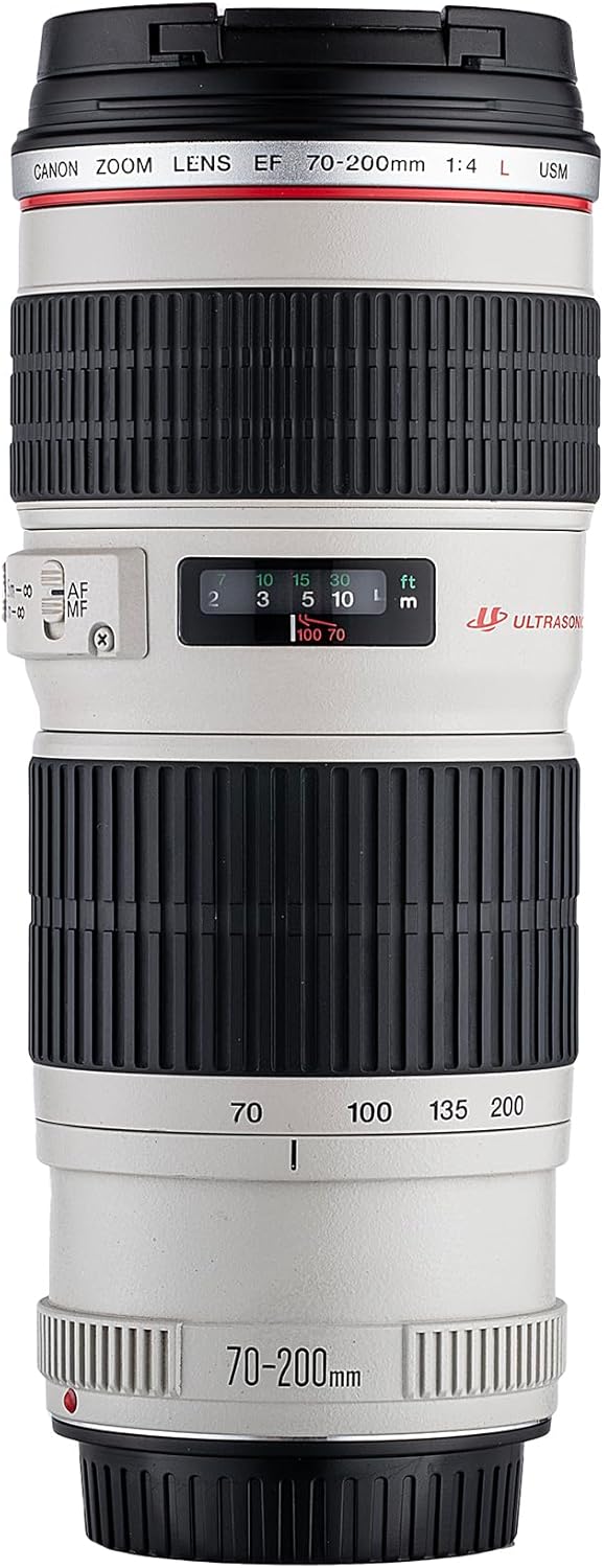 Canon EF 70-200mm f/4L USM Lens | Lightweight L-Series Telephoto Zoom for Canon DSLR Cameras | Pro-Grade Optics for Portraits, Sports and Travel (1258B002) + Sling Backpack + More